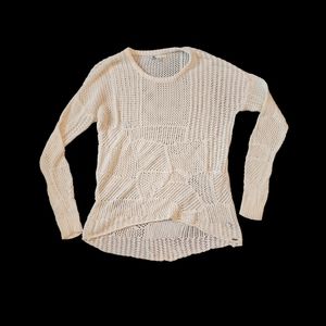 Volcom White Size Small Textured Sweater